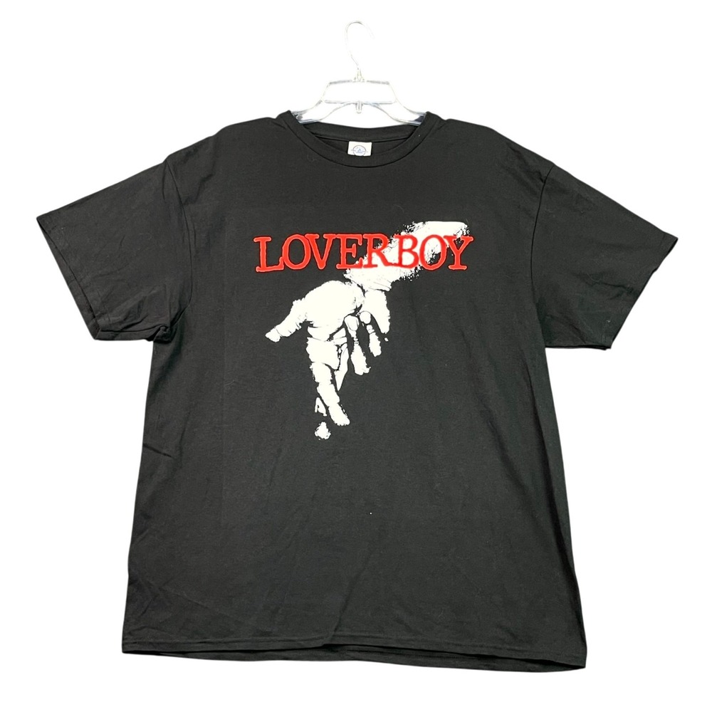 Delta Pro Weight T-Shirt Mens XL Cotton Loverboy Get Lucky 2023 Tour Graphic